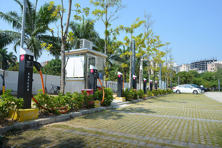 沙井文体广场充电站工程