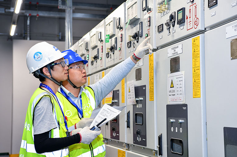 广州富士康超视堺（康宁项目）电气安装工程32X1600KVA高压配电工程